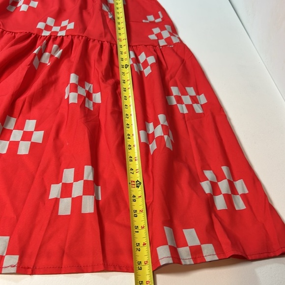 Misslook Red and Grey Dress - Small - Picture 10 of 10